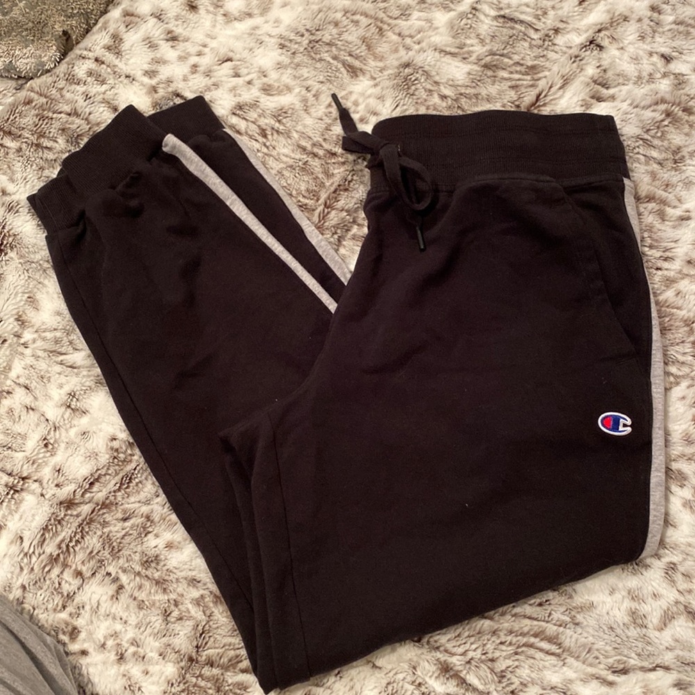 CHAMPION black/gray joggers
